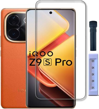SNMART Edge To Edge Tempered Glass for iQOO Z9s Pro 5G, iQOO Z9s Pro, (UV)