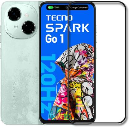 NSTAR Edge To Edge Tempered Glass for Tecno Spark Go 1