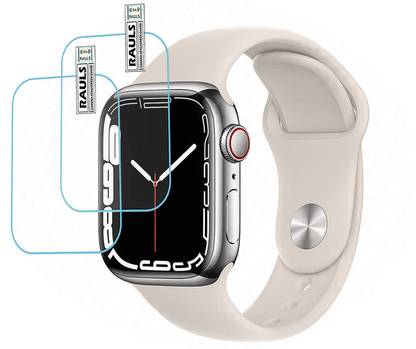 FLYSRPECK Edge To Edge Tempered Glass for Apple Watch Series 7