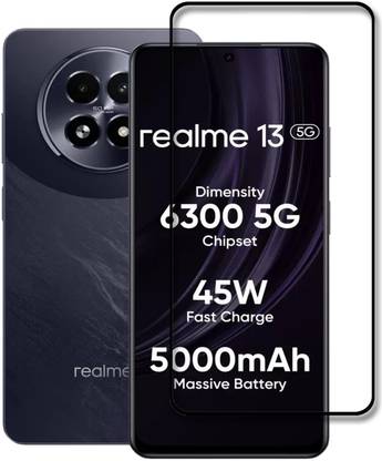 NSTAR Edge To Edge Tempered Glass for realme 13 5G, Realme 13 5G, Realme 13