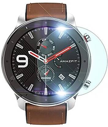 Tcknck Edge To Edge Tempered Glass for Amazfit GTR 47MM Titanium Smartwatch _1.0001