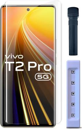 RVTCC Edge To Edge Tempered Glass for Vivo T2 Pro 5G