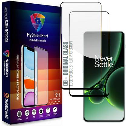 MyShieldKart Edge To Edge Tempered Glass for OnePlus Nord 3 5G (6.74 Inch)**NeoShield**Millitary Grade-Anti Explosion-Tempered Glass/Full Screen Coverage-Edge to Edge/9H Hardness/With Easy Installation Kit