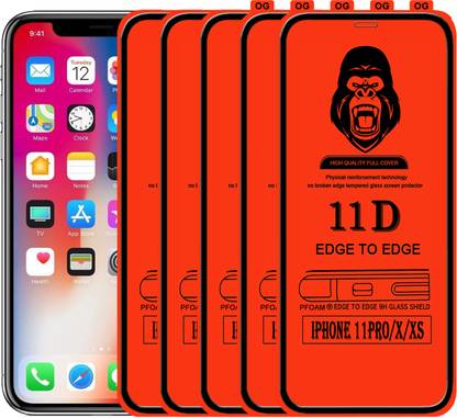 Rofix star Edge To Edge Tempered Glass for Apple iPhone X