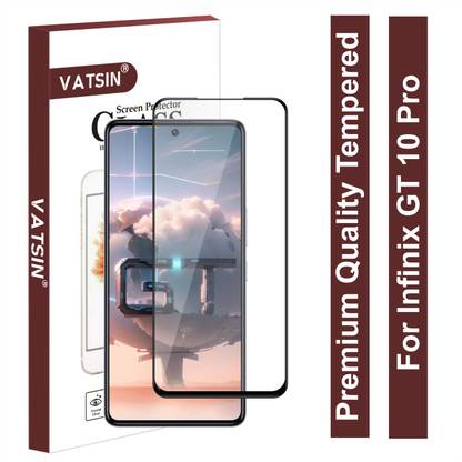 Vatsin Edge To Edge Tempered Glass for Infinix GT10 Pro