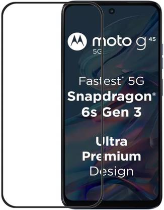 NKCASE Edge To Edge Tempered Glass for Motorola G45, Motorola G45 5G