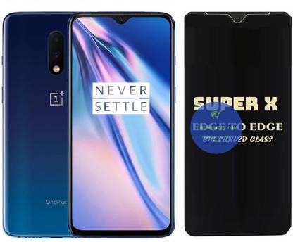 Blate Edge To Edge Tempered Glass for Oneplus 7, Super X Edge Glass, Super X Tempered Glass, Super X Screen Protector
