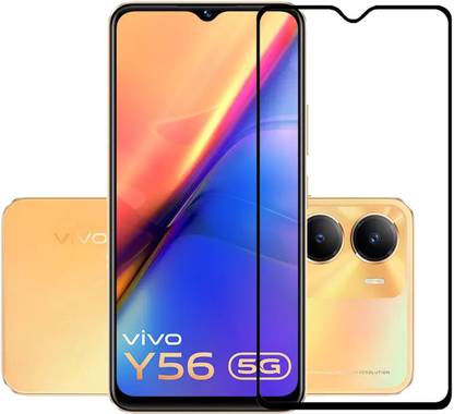 NKCASE Edge To Edge Tempered Glass for Vivo T2x 5G, vivo Y56 5G, vivo Y16 (V6.58)
