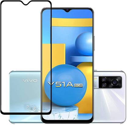 NKCASE Edge To Edge Tempered Glass for VIVOY51A