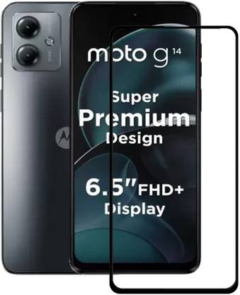 NKCASE Edge To Edge Tempered Glass for Motorola G14, Moto G14