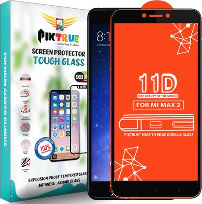 PikTrue Edge To Edge Tempered Glass for Mi Max 2