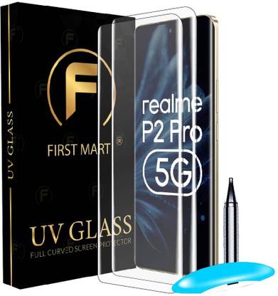 FIRST MART Edge To Edge Tempered Glass for Realme P2 Pro 5G, Realme P2 Pro, P2 Pro 5G