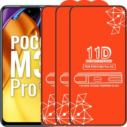 Roxel Edge To Edge Tempered Glass for Poco M3 Pro 5G