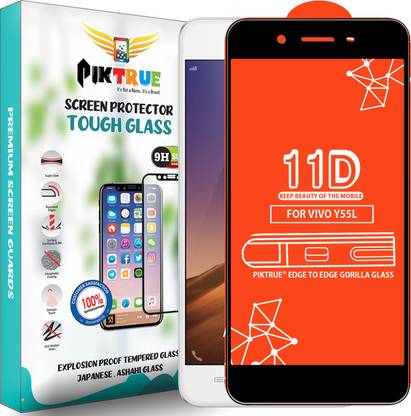 PikTrue Edge To Edge Tempered Glass for VIVO Y55L