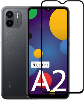 EITANSHA CREATION Edge To Edge Tempered Glass for Redmi A2, Redmi A2 Plus