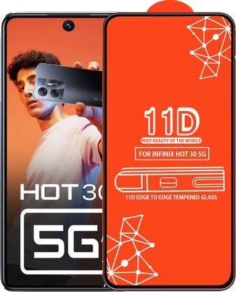 Qyist Edge To Edge Tempered Glass for Infinix Hot 30 5G