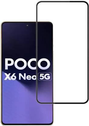 NKCASE Edge To Edge Tempered Glass for POCO X6 Neo 5G