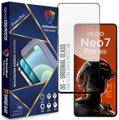 MyShieldKart Edge To Edge Tempered Glass for iQoo 12 5G | iQOO Neo 7 Pro 5G | iQOO Neo 7 5G |iQOO 10 5G | iQOO 11 5G | iQOO 9T 5G (6.78 Inch)