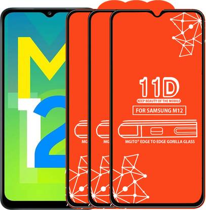 MGito Edge To Edge Tempered Glass for Samsung Galaxy M12