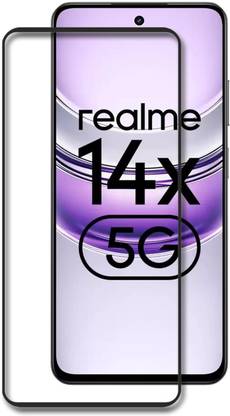 NKCASE Edge To Edge Tempered Glass for Realme 14x 5G