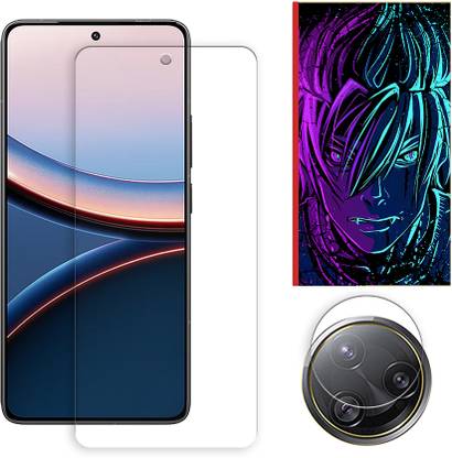ARBAN Edge To Edge Tempered Glass for Poco F7 Ultra 5G Tempered Glass Screen Protector | Anti-Scratch | Edge to Edge Full Coverage | 9H Hardness (1 FRONT SCREEN GUARD + 1 CAMERA LENS PROTECTOR + 1 FREE BACK EMBOSSED SKIN002)