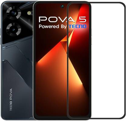 NSTAR Edge To Edge Tempered Glass for TECNO Pova 5, Tecno Pova 5