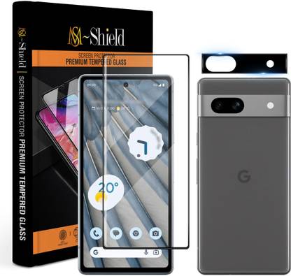 MS-Shield Edge To Edge Tempered Glass for Google Pixel 7a, With Camera Lens Protector
