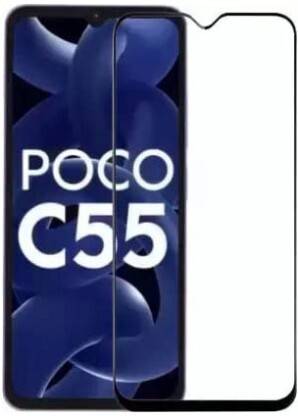 Desirtech Edge To Edge Tempered Glass for Poco C55 5g