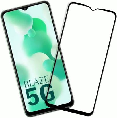 Knotyy Edge To Edge Tempered Glass for LAVA Blaze 5G, Lava Blaze 5G