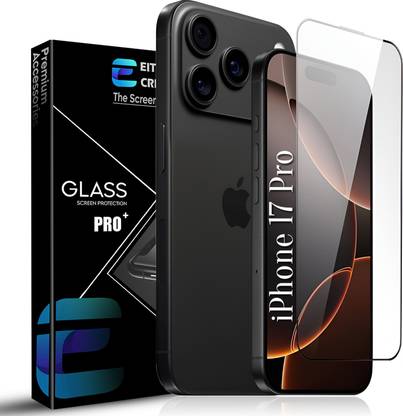 EITANSHA CREATION Edge To Edge Tempered Glass for iPhone 17 Pro, Apple iPhone 17 Pro
