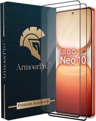 ArmourPro Edge To Edge Tempered Glass for IQOO Neo 10 5G, IQOO Neo 10, IQOO Neo 10R 5G, IQOO Neo 10R