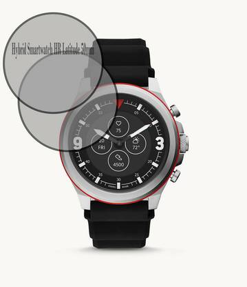 Gangtok Hub Edge To Edge Screen Guard for Fossil Hybrid Smartwatch HR Latitude 50mm (.3.75)