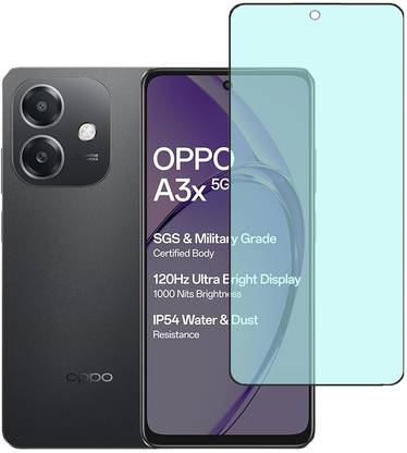 KARTRAY Edge To Edge Tempered Glass for Oppo A3x 5G, Oppo A3 5G, Matte Glass