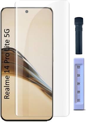 NKCASE Edge To Edge Tempered Glass for Realme 14 Pro Lite 5G, (UV)