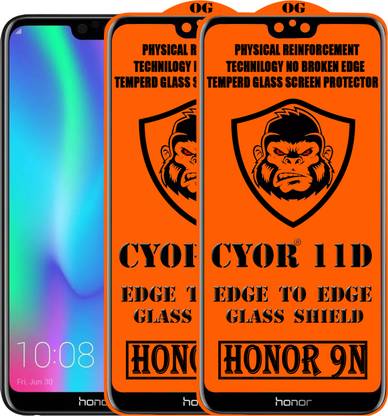 CYOR Edge To Edge Tempered Glass for Honor 9N