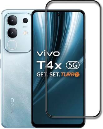 NKCASE Edge To Edge Tempered Glass for Vivo T4x 5G, Vivo T4X 5G