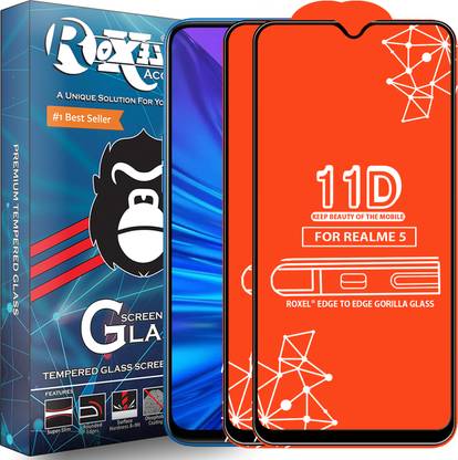 Roxel Edge To Edge Tempered Glass for Realme 5