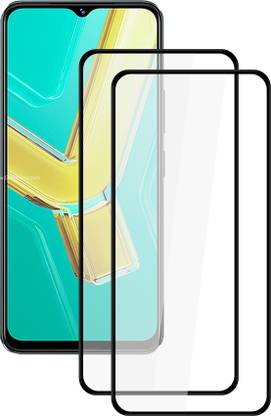 SOMTONE Edge To Edge Tempered Glass for vivo Y03t 4G ( FRONT PURE TEMPERED GLASS PROTECTOR ) Tempered Glass Screen Protector | Anti-Scratch | Edge to Edge Full Coverage