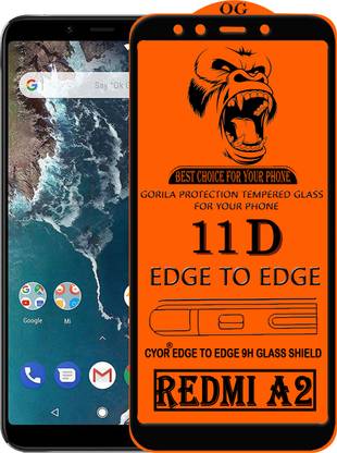 CYOR Edge To Edge Tempered Glass for Mi A2