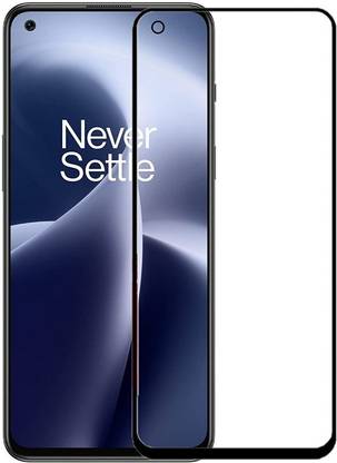 S-Softline Edge To Edge Tempered Glass for OnePlus Nord 2T 5G, (With Front Camera & Sensor Cut Screen Guard)