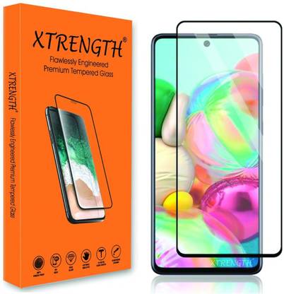 XTRENGTH Edge To Edge Tempered Glass for Samsung Galaxy F62, Samsung Galaxy A71, Samsung Galaxy M51