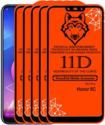 CRodible Edge To Edge Tempered Glass for Honor 8C