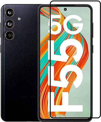 NRSON Edge To Edge Tempered Glass for SAMSUNG Galaxy F55 5G / SAMSUNG Galaxy F54 5G With Easy Installation Kit