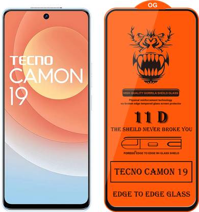 Forego Edge To Edge Tempered Glass for Tecno Camon 19