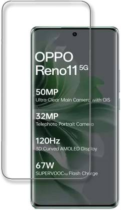 NSTAR Edge To Edge Tempered Glass for OPPO Reno 11 5G, OPPO Reno 11 Pro 5G, (UV)