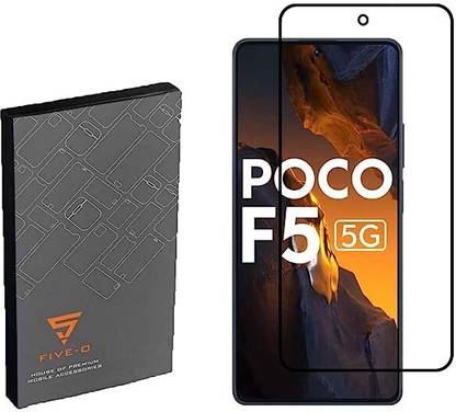 FIVE-O Edge To Edge Tempered Glass for Poco F5..