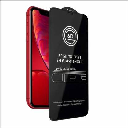 TechTrendz Edge To Edge Tempered Glass for iPhone 15 (6.1") Full Glue 9H Crystal Clear Bubble Free Screen Protector