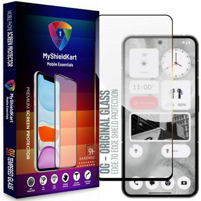 MyShieldKart Edge To Edge Tempered Glass for Nothing Phone 2 (6.7 Inch)