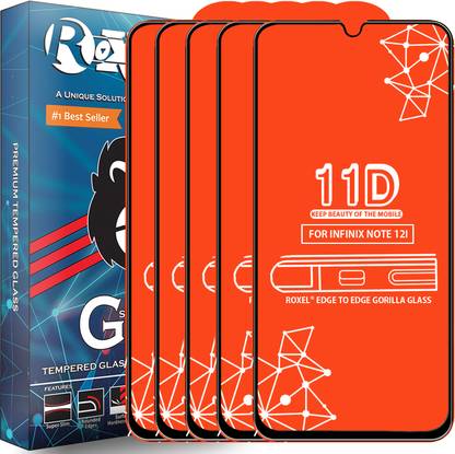 Roxel Edge To Edge Tempered Glass for Infinix Note 12I