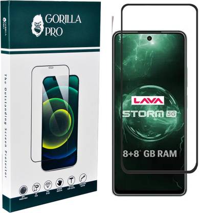 GORILLA PRO Edge To Edge Tempered Glass for Lava Storm 5G